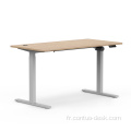Table de bureau à hauteur réglable de conception élégante moderne pour le bureau